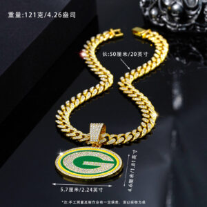 Packers golden / Pendant and chain