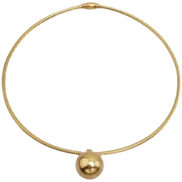 Wholesale Vacuum Plating Real Gold Plated 18K Gold Gold Plating Silver Plated Geometric 304 Stainless Steel Fashion Waterproof Non Tarnish Titanium Steel Choker