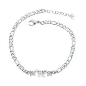 3 Butterflies (Steel Color)
