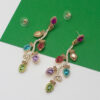 oly-19fbaa3a2fa19d065d00794b8e689fd1 Wholesale Christmas Bulb Rhinestone Earrings