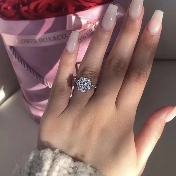 Wholesale Elegant Simple Style Geometric Zircon Alloy Wholesale Rings