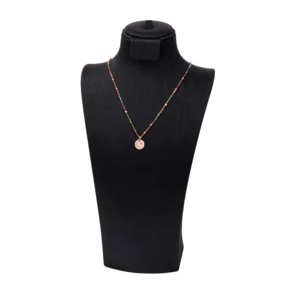 Fashion Geometric Stainless Steel Stoving Varnish Necklace