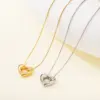 Wholesale Heart Shape 304 Stainless Steel Simple Style 304 Stainless Steel Pendant Necklace