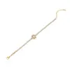 Copper 18K Gold Plated Simple Style Plating Inlay Water oplets Heart Shape Zircon Bracelets