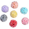 Wholesale DIY Daisy Flower Ball Polymer Clay Straight Hole Beads