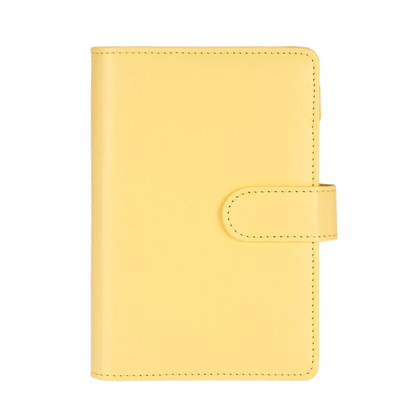 Wholesale Creative notebook a5 macaron loose-leaf notepad a6 soft leather hand book Student Prize printable logo