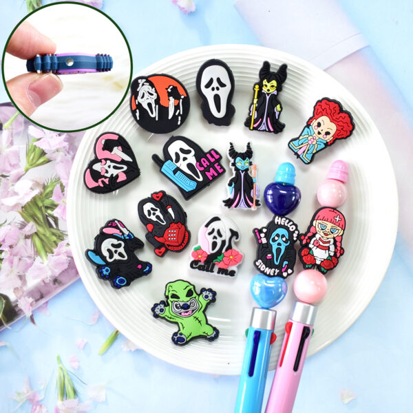 Wholesale Halloween soft vinyl beads