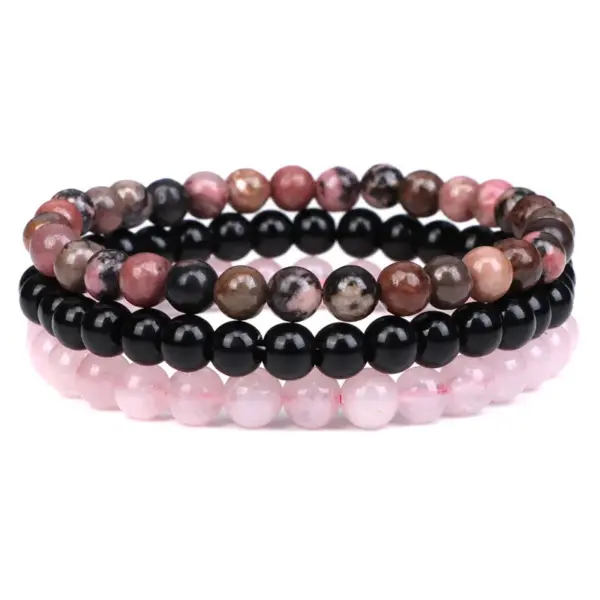 Fashion Round Natural Stone Beaded Bracelets