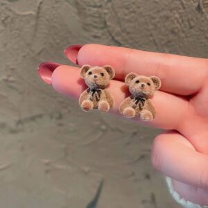 E-027-2 little bear flocking brown color