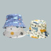 Wholesale Korean New Cute Cartoon Pattern Baby Hat Children's Spring and Summer Outdoor Sunscreen Sun Hat 52cm Basin Hat
