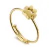 Wholesale 304 Stainless Steel Paw Print PVD Coated 18K Real Gold Plated Waterproof Non Tarnish