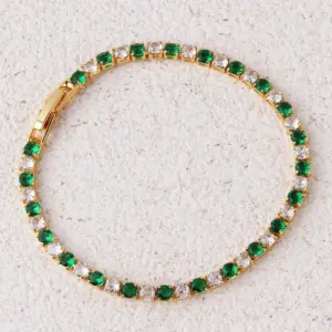 Green Bracelet-Gold