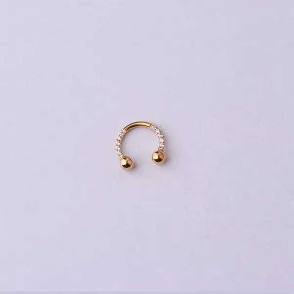 Wholesale 316L Stainless Steel Ear Cartilage Rings & Studs Geometric Waterproof Non Tarnish Surgical Steel Women'S