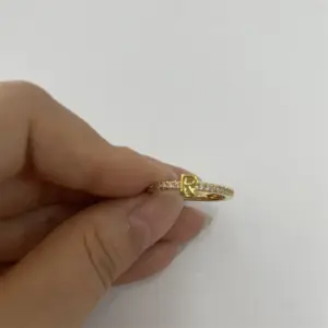 14K Real Gold-Letter R / One Size