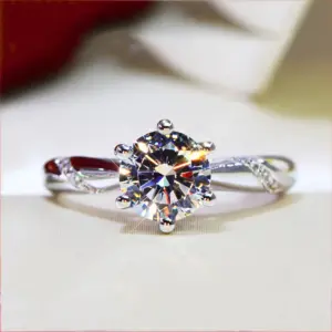 Wholesale Jewelry Fashion Geometric Copper Gem Diamond