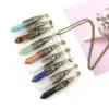 Wholesale Casual Simple Style Hexagon Prism Crystal Agate Pendant Necklace Long Necklace In Bulk