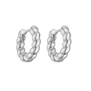 Round 14mm White Gold Color