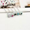 Wholesale DIY Colorful Full Diamond Touch Screen Pen Handmade Sticker Diamond Mocha Love Diamond Beaded Ballpoint Pen Colorful Diamond Gift Pen