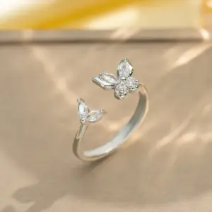 J100 Silver Butterfly