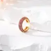 Wholesale 1 Piece Simple Style C Shape Plating Inlay Copper Zircon Gold Plated Ear Clips