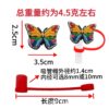 Wholesale Personalized Butterfly Straw Cover, Straw Cap, Dust Plug, Cute Cartoon Party Straw Decorative Plug, Factory Direct Sale