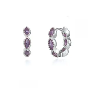 Purple Zircon (White Gold Color)