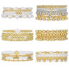 Wholesale Jewelry Niche Design Sense Cross Bracelet suit Sweet Cool Beaded Shell Pearl Bracelet
