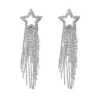 Wholesale Fashion Tassel Butterfly Bow Knot Copper Inlay Artificial Pearls Rhinestones Earrings 1 Pair