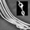 Wholesale 1MM snake bone chain silver-plated snake chain necklace female jewelry European and American hot sale clavicle cross-border exclusive for foreign trade chain