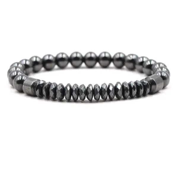 Wholesale Simple Style Geometric Natural Stone Beaded Bracelets 1 Piece