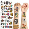 Wholesale Cross-border new cartoon pirate series tattoo stickers waterproof party party gifts fun face hand stickers