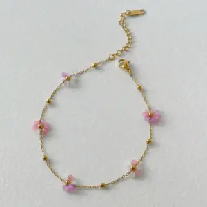 21 4cm Anklet / Pink