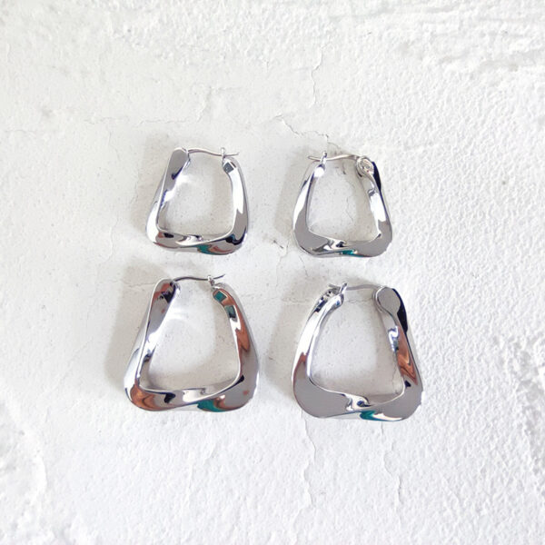 Wholesale Irregular Earrings Earrings Women's Ins Style Simple Elegant Triangle Exaggerated European and American Geometric Earrings