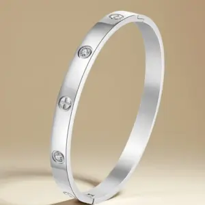 39-E-1 Steel Color Bracelet