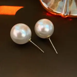 Silver Needle-Imitation Pearl 12mm