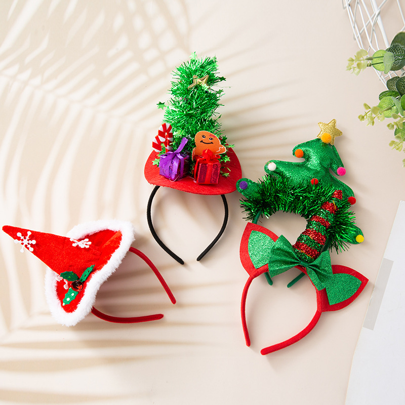 Wholesale Chilen's Christmas hat headband