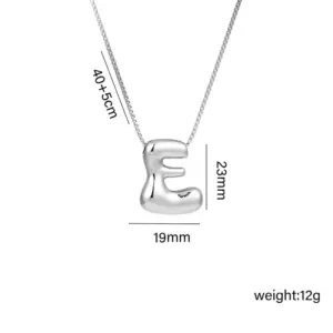 Cute Clown Steel Letter E