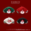 Wholesale Christmas parent-child beret warm wool red hat