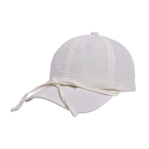 White-children's bow quick-drying mesh cap / free size -50-54cm