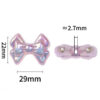 oly-1b4568c1bd8da70e3a7f20384ea1589f Wholesale Luminous Double Bow Beaded UV Electroplated Acrylic Beads DIY Mobile Phone Chain Keychain Aessories