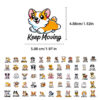 oly-1b59f146e9b05a4155d27100b159c1d8 Wholesale 56 Cross-Border Cartoon Dog Stickers - Cute and Adorable Puppy Decals for Notebooks and Water Bottles (Waterproof)
