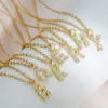 Wholesale Jewelry Basic Retro Classic Style Letter 304 Stainless Steel Copper Pendant Necklace