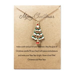 6523 Christmas Tree Gold Card