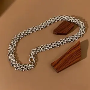 X0297-OT Buckle Watch Chain-necklace-steel Color