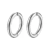 Wholesale PVD Coated 18K Gold Real Gold Plated Round 304 Stainless Steel Fashion Waterproof Non Tarnish Ear Clips