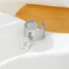 Wholesale 304 Stainless Steel Star PVD Coated 14K Gold Plated 18K Gold Plated Simple Style Waterproof Non Tarnish Gold Charm Rings