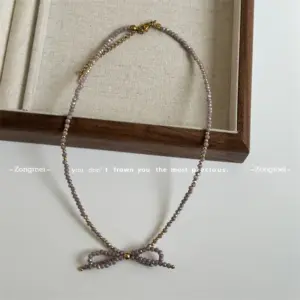 12# Beaded Crystal Necklace