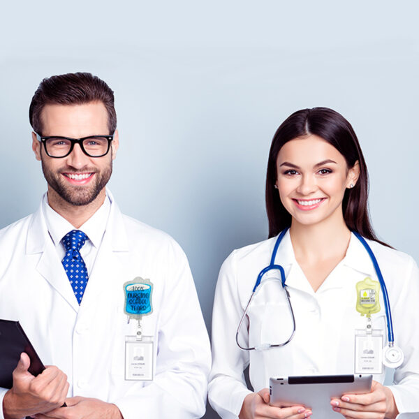 Wholesale Medicine bag, medical staff acrylic badge, scroll, retractable and easy to pull