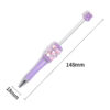 oly-1b8a667d66b866b5a48857b49cd6c412 Wholesale Square diamond pearl bead pen, multi-color plastic rotating ballpoint pen