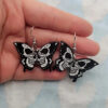 oly-1b99502d474f2638cf286a5f791a22e7 Wholesale y Skull Butterfly Earrings, Flat Acrylic, Creative Personalized Skull Earrings